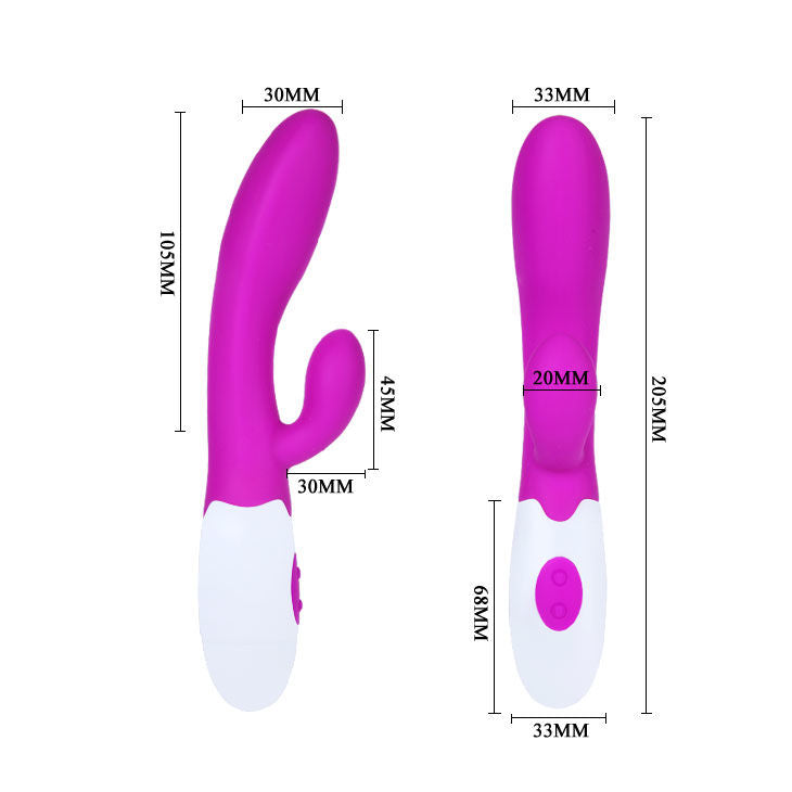PRETTY LOVE - FLIRTATION ALVIS VIBRATOR MIT KLITORIS-STIMULATOR Klitorisstimulator diskret online kaufen