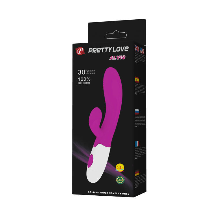 PRETTY LOVE - FLIRTATION ALVIS VIBRATOR MIT KLITORIS-STIMULATOR hochwertiges Sextoy bei Secret Pulse