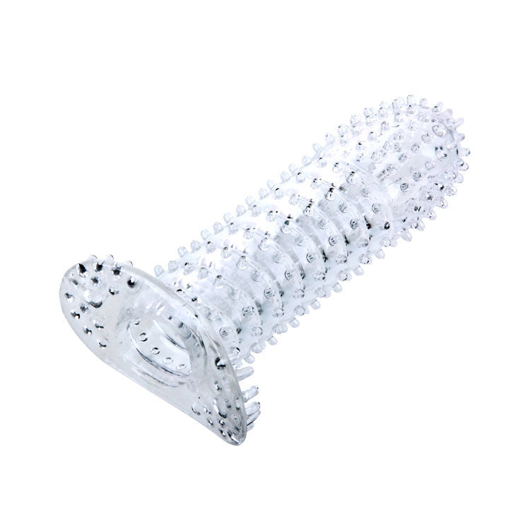 BAILE - PENISHÜLLE MIT TRANSPARENTEN REIZPUNKTEN 14 CM – Penishülle Bild 2