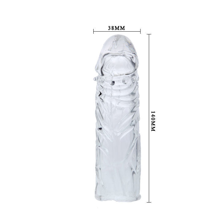 BAILE - LILA PENISHÜLLE AUS ANPASSBAREM SILIKON 13 CM – Penishülle Bild 6
