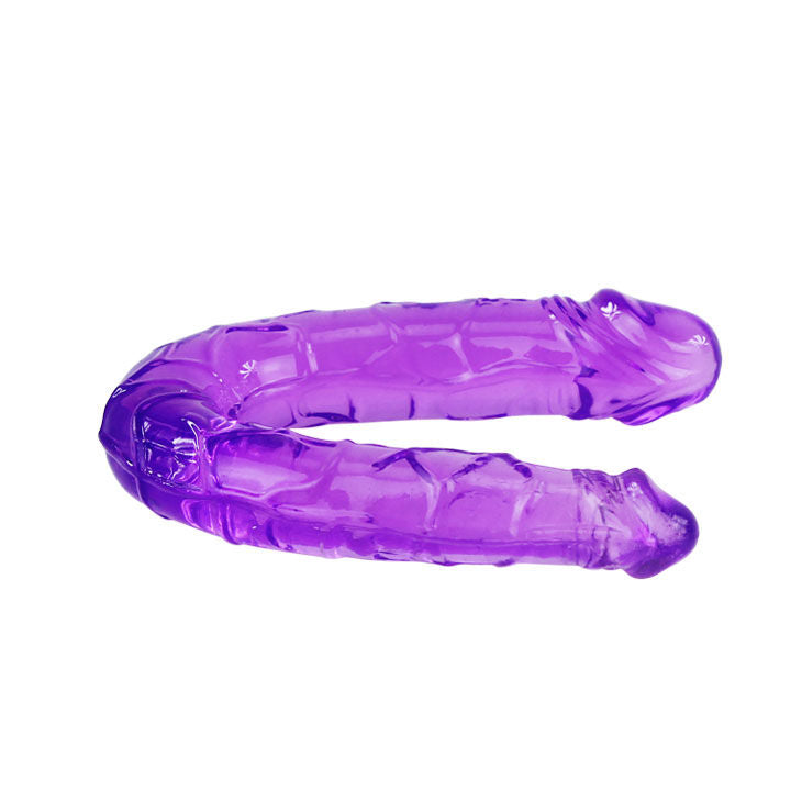 BAILE - DOPPELDILDO IN FLIEDER FLEXIBLER GELEE Produktansicht und Details