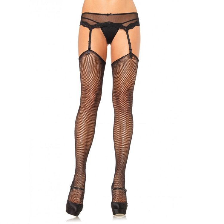 LEG AVENUE - NET STRÜMPFE OHNE ÜBERLEGENES SELBSTHAFTENDES SILIKON Strümpfe Produktansicht