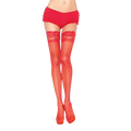 LEG AVENUE - ROTE STRUMPFHOSE MIT SELBSTKLEBENDER SPITZE Strümpfe Produktansicht