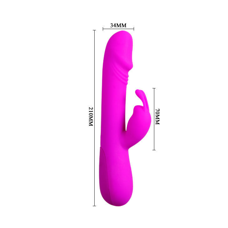 PRETTY LOVE - FLIRTATION VIBRATOR MIT KANINCHEN CLEMENT für sinnliche Momente allein oder zu zweit