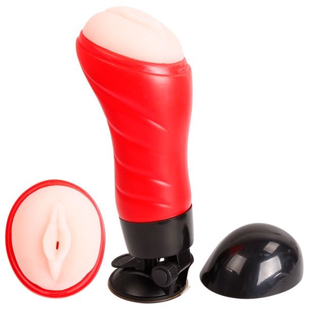 CRAZY BULL - VAGINA MIT MASTURBATORBASIS für sinnliche und diskrete Momente