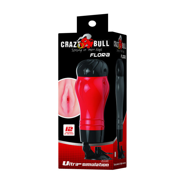 CRAZY BULL - FLORA VAGINA MIT MASTURBATORBASIS für sinnliche und diskrete Momente