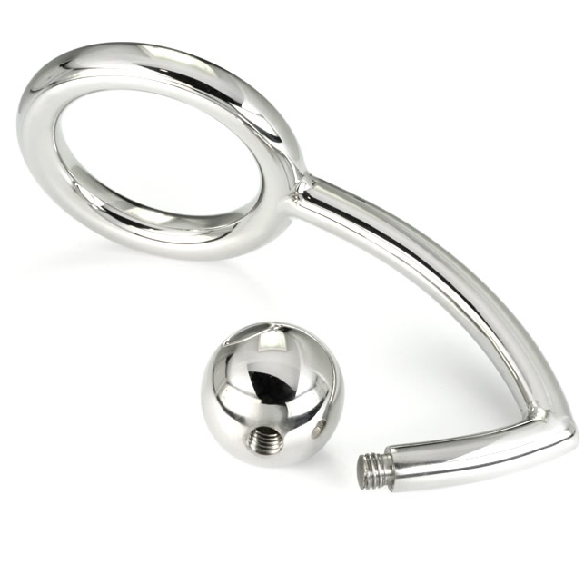 METAL HARD - PENISRING MIT ANAL-EINDRINGLINGSHAKEN, 45 MM Produktansicht und Details