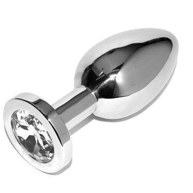 METAL HARD - ANALPLUG DIAMANT TRANSPARENT KLEIN 5,71 CM Produktansicht und Details