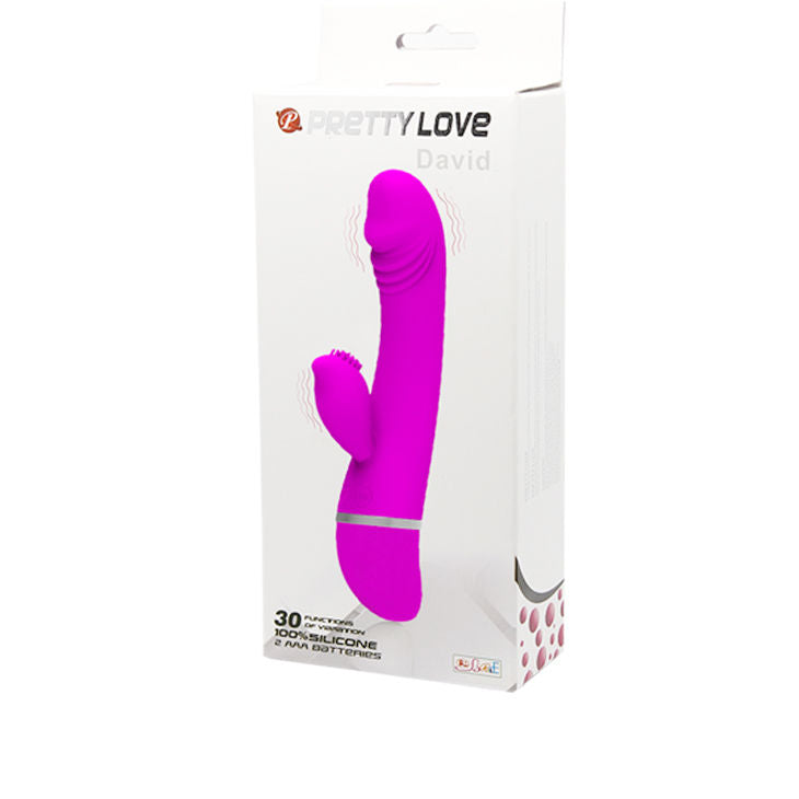 PRETTY LOVE - FLIRTATION VIBRATOR MIT KANINCHEN DAVID Produktansicht und Details