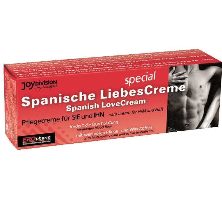 JOYDIVION Eropharm Creme der Liebe Espa Ola 40 ml – Stimulierende Intimcreme für Frauen für geschmeidige intime Momente