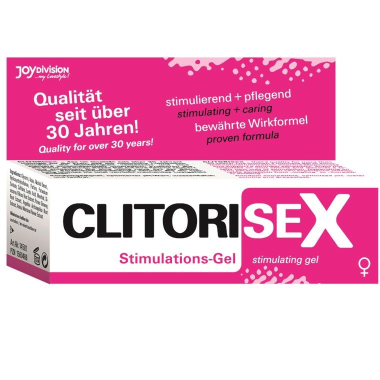 JOYDIVION Eropharm ClitorisEx Gel 25 ml – Stimulierendes Intimgel für Frauen für geschmeidige intime Momente