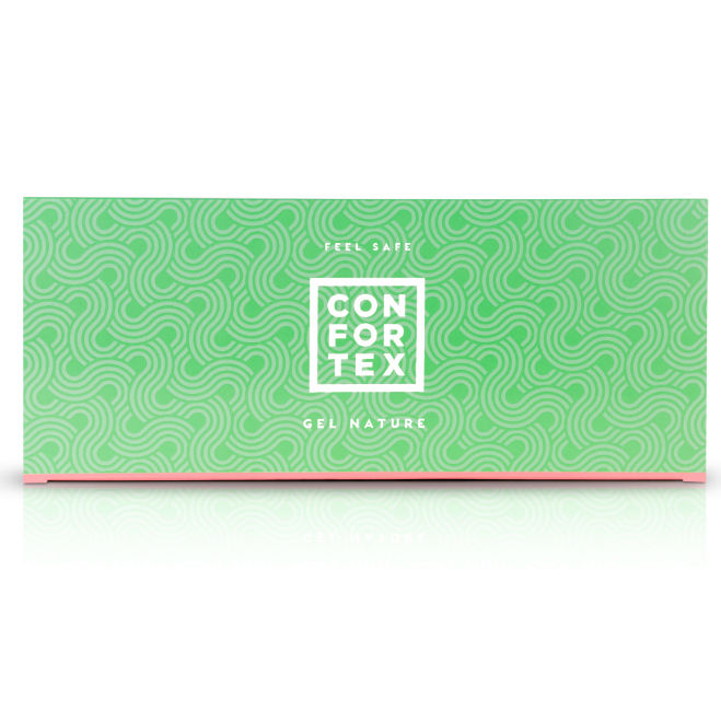 CONFORTEX - LUBRICANT SINGLE DOSE 6ML BOX / BAG 100 EINHEITEN Set Produktansicht
