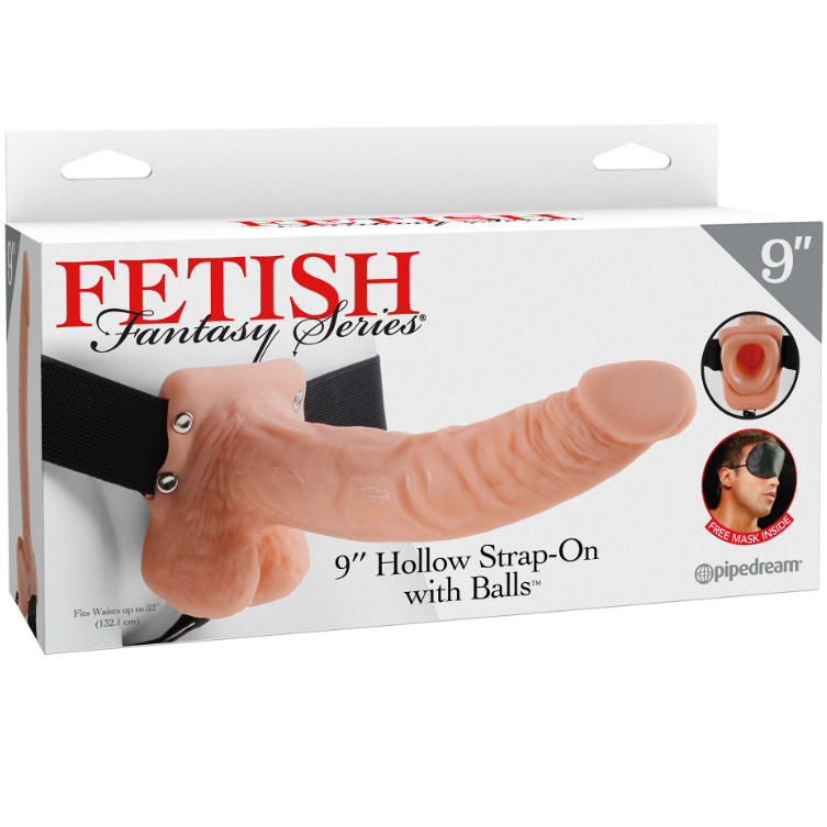Fetish Fantasy Series 9 Hollow Strap-On – Realistische Textur, 22,9 cm, Fleischfarbe bei Secret Pulse im Erotikshop