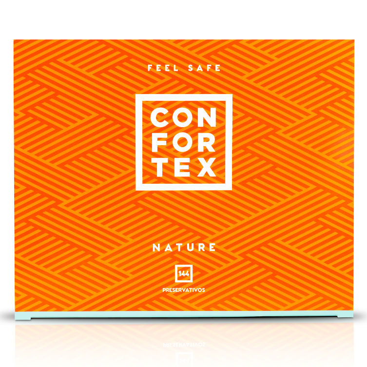 CONFORTEX - CONDOM NATURE BOX 144 EINHEITEN Detailansicht bei Secret Pulse