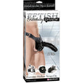 Fetish Fantasy Extreme Hollow Dildo Strap-On – Schwarz, 25,5 cm Länge Strap-On Dildo diskret online kaufen