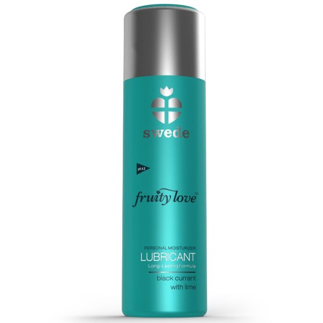 SWEDE - FRUITY LOVE SCHMIERMITTEL SCHWARZE JOHANNISBEERE LIMETTE 50 ML für geschmeidige intime Momente