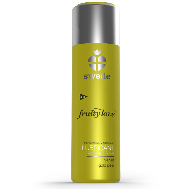 SWEDE - FRUITY LOVE SCHMIERMITTEL VANILLE GOLD BIRNE 100 ML für geschmeidige intime Momente