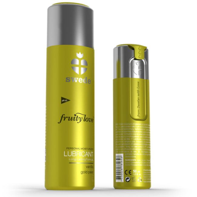 SWEDE - FRUITY LOVE SCHMIERMITTEL VANILLE GOLD BIRNE 100 ML Gleitgel diskret online kaufen