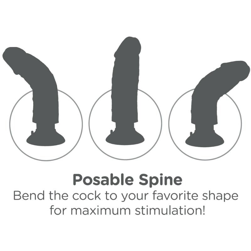 KING COCK - VIBRATORDILDO 15.24 CM NATÜRLICH Dildo diskret online kaufen