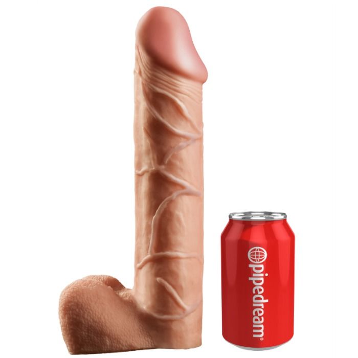 King Cock Hollow Strap-On 30,5 cm – verstellbares Harness, Phthalatfrei für sinnliche und diskrete Momente