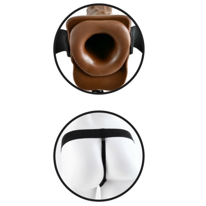 Fetish Fantasy 7 Hohler Strap-On – Realistische Textur, Super-Elastischer Gurt für sinnliche und diskrete Momente