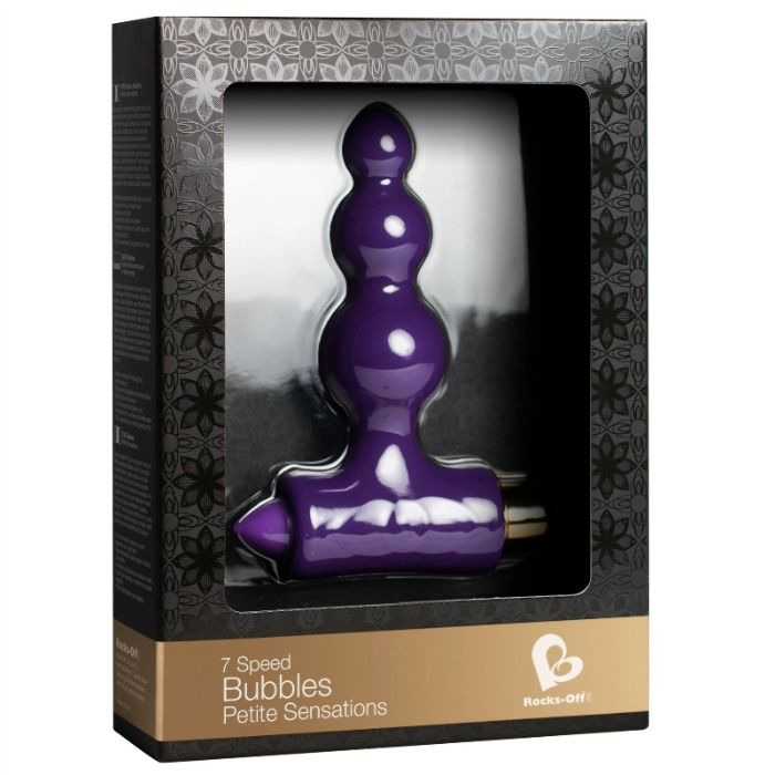 ROCKS-OFF - PETITE BUBBLES ANALSTIMULATOR - LILA Produktansicht und Details