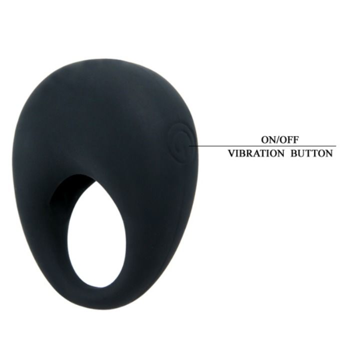 PRETTY LOVE - TRAP VIBRATORRING SCHWARZ Vibrator diskret online kaufen