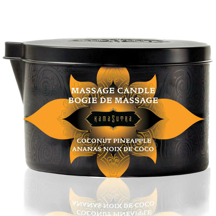 KAMASUTRA - KOKOSNUSS-ANANAS-MASSAGEKERZE 170GR Massagekerze diskret online kaufen
