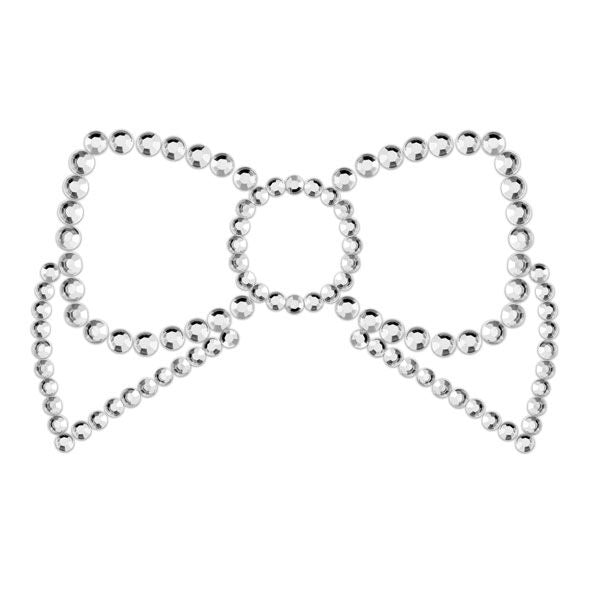 BIJOUX - MIMI BOW SILBERNE NIPPELABDECKUNGEN – Brust-Accessoire Bild 1