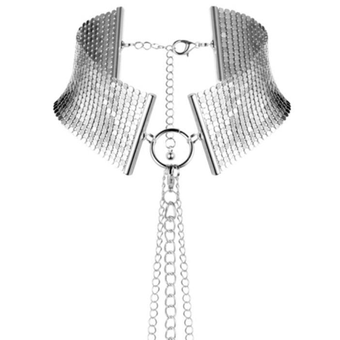 BIJOUX - DÉSIR MÉTALLIQUE SILBERMETALLISCHE HALSKETTE – Erotik-Schmuck Bild 2