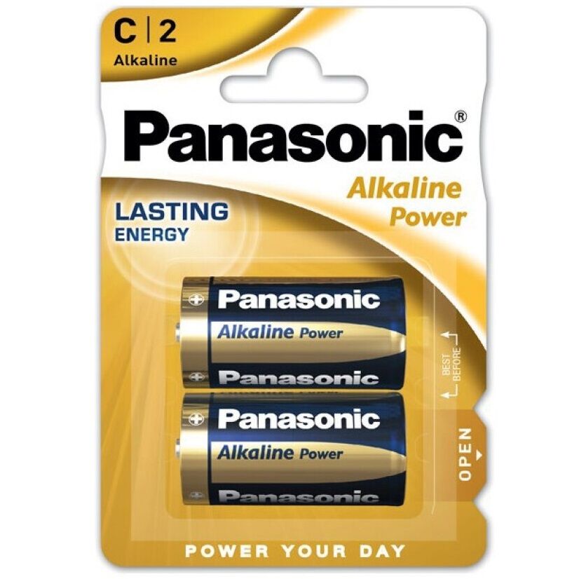 PANASONIC - BRONZE BATTERY C LR14 2 EINHEITEN – Batterien von PANASONIC