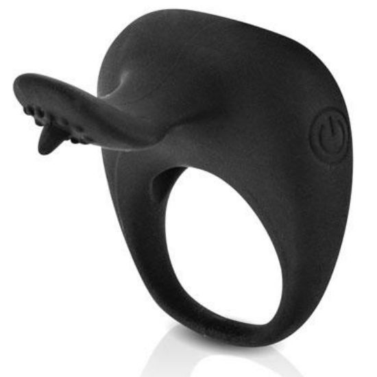 PRETTY LOVE - THIMBLE VIBRATORRING SCHWARZ für intensive Stimulation und Self-Love
