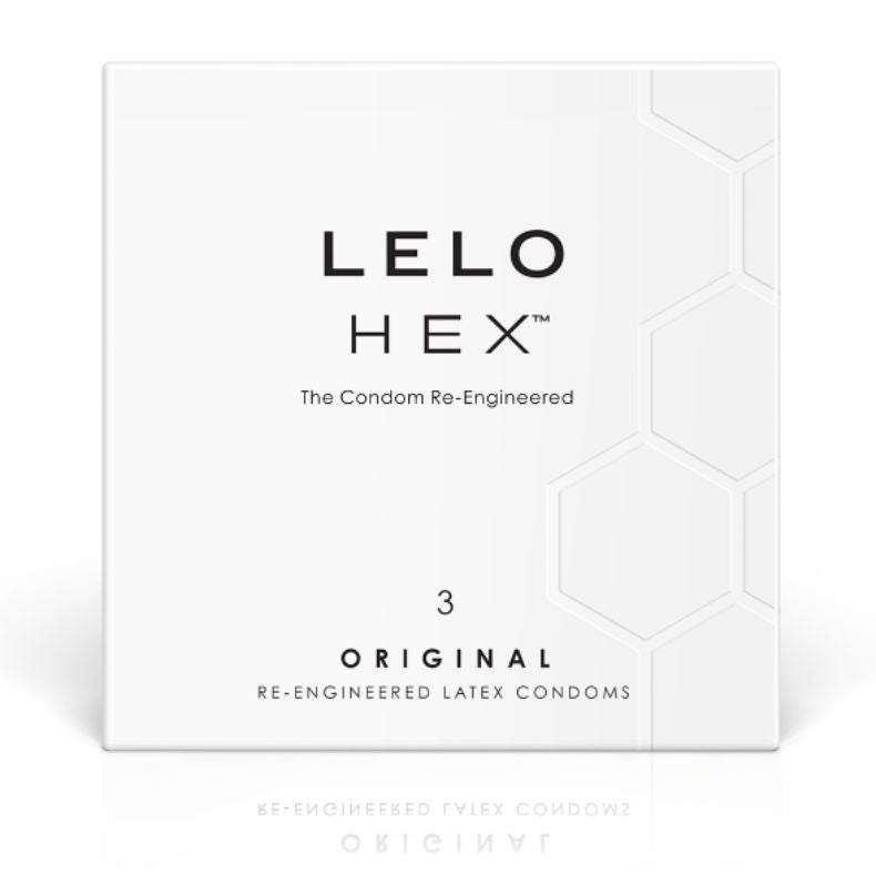 LELO - HEX KONDOMBOX 3 EINHEITEN Kondom-Set Produktansicht