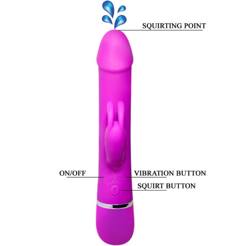 PRETTY LOVE - HENRY VIBRATOR MIT 12 VIBRATIONSMODI UND SQUIRT-FUNKTION Vibrator diskret online kaufen