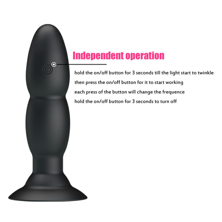 PRETTY LOVE - PLUG VIBRATOR UND ROTATION DURCH FERNBEDIENUNG Produktansicht und Details