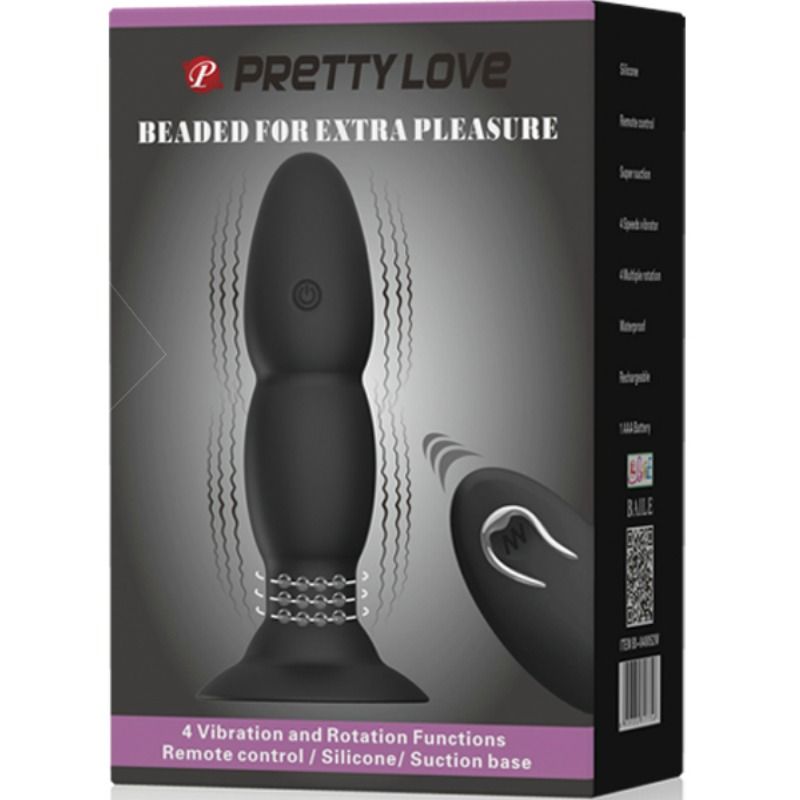 PRETTY LOVE - PLUG VIBRATOR UND ROTATION DURCH FERNBEDIENUNG bei Secret Pulse im Erotikshop