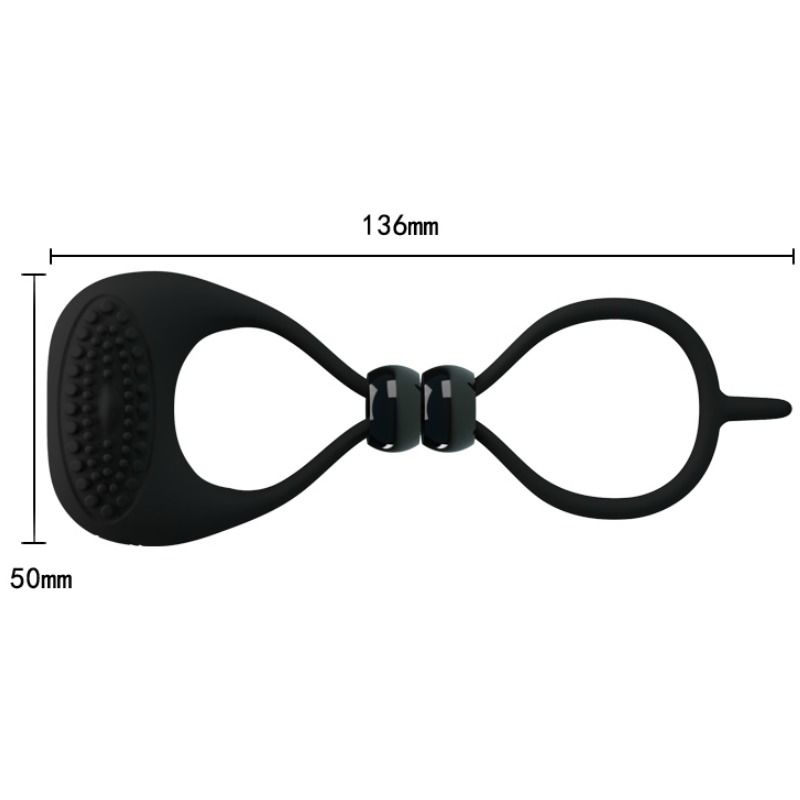 PRETTY LOVE - DOPPELRING FÜR PENIS UND HODEN – Penisring Bild 6