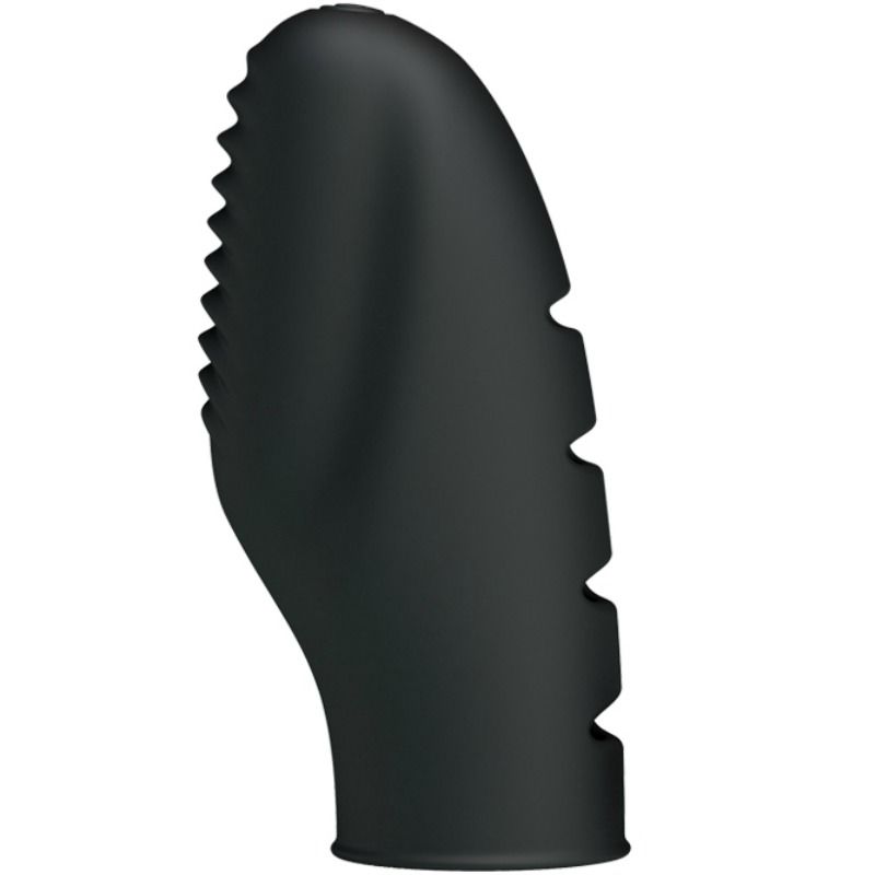 PRETTY LOVE - FLIRTATION STANFORD SCHWARZER VIBRATIONSFINGERHÜLLE – Erotik-Zubehör Bild 3