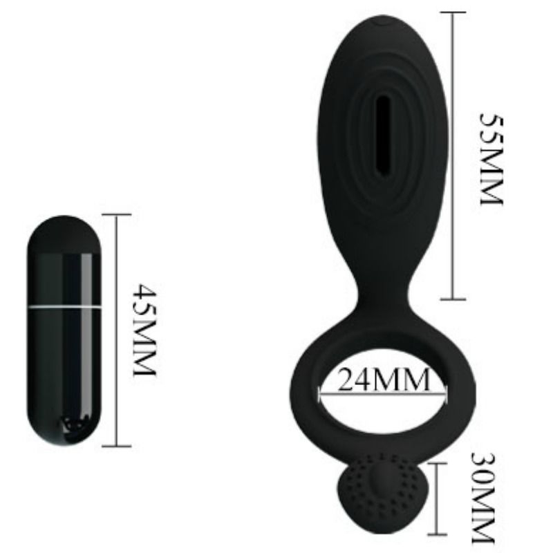 PRETTY LOVE - ETHEL VIBRATIONSRING MIT STIMULATOR für sinnliche Momente allein oder zu zweit