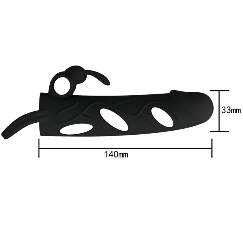 PRETTY LOVE - SILIKONHÜLLE MIT VIBRATION 14 CM 1.0 – Erotik-Zubehör Bild 6