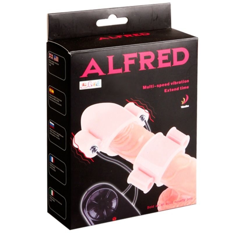 BAILE - ALFRED PENISVIBRATORABDECKUNGEN MIT STEUERUNG für intensive Stimulation und Self-Love