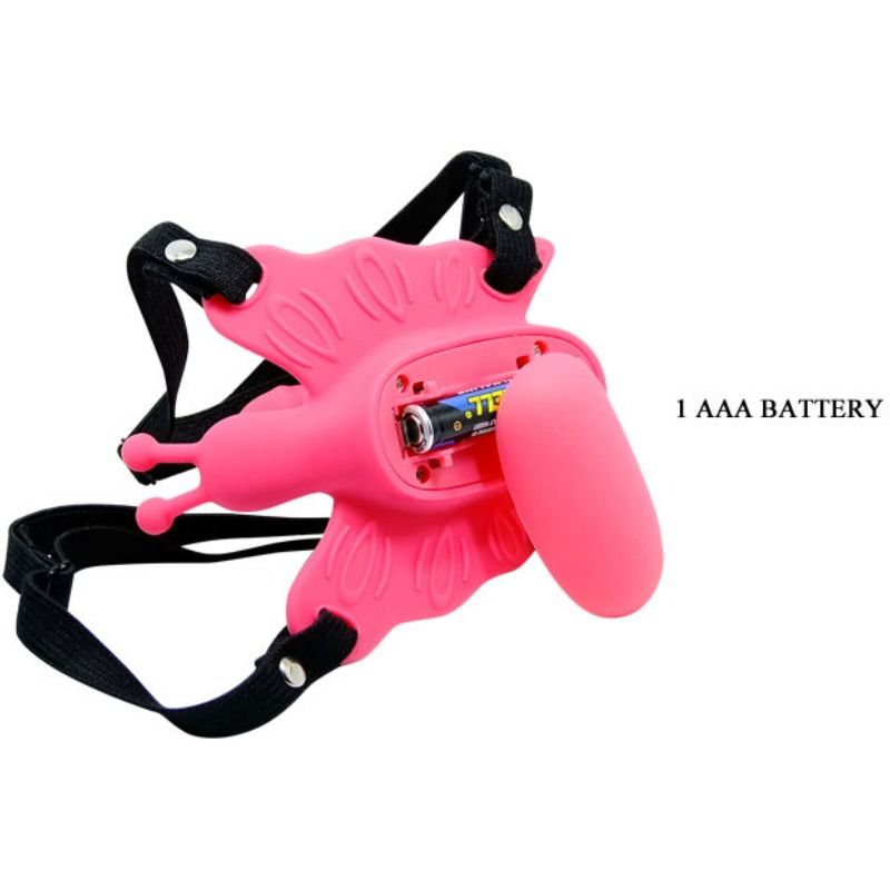 Baile Schmetterlings-Harness mit 10 Vibrationsmodi und elastischen Gurten – BDSM-Zubehör Bild 6