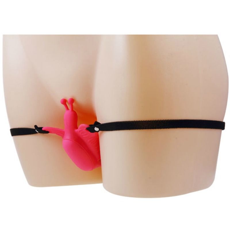 Baile Schmetterlings-Harness mit 10 Vibrationsmodi und elastischen Gurten – BDSM-Zubehör Bild 8