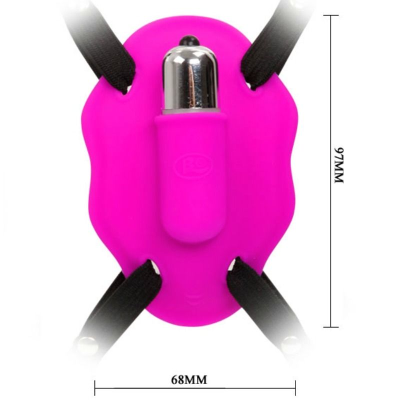 Baile Love Vibrations-Gurt – elastisch, Silikon, 1 Vibrationsmodus – Erotik-Zubehör Bild 6
