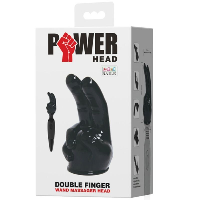 BAILE - POWER HEADAUSWECHSELBARER KOPF FÜR HANDDESIGN MASSAGER Massager Vibrator Produktansicht und Details