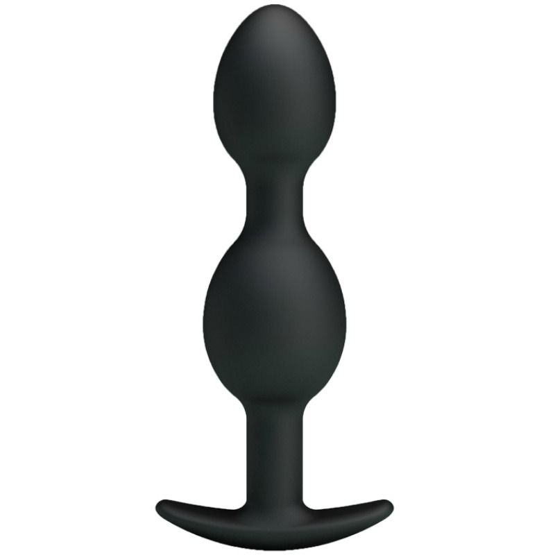 PRETTY LOVE - SILIKON ANALKUGELN 12.5 CM SCHWARZ Anal-Toy diskret online kaufen