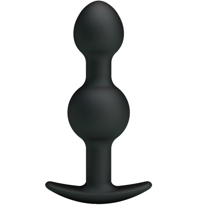 PRETTY LOVE - SILIKON ANALKUGELN MIT SPEZIELLER STIMULATION 10.3 CM SCHWARZ Anal-Toy diskret online kaufen