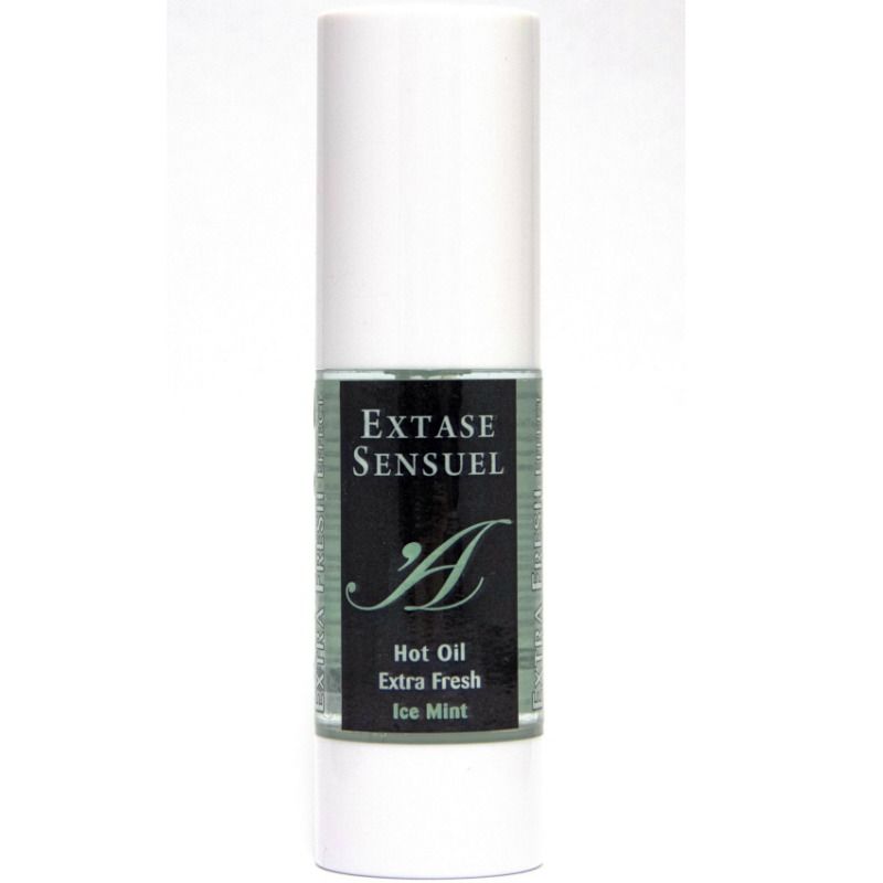 EXTASE SENSUAL - MASSAGEÖL MIT EXTRA FRISCHEM EIS EFFEKT 30 ML Produktansicht und Details