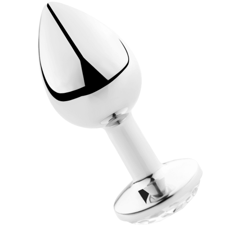 SECRETPLAY - ANALPLUG AUS TRANSPARENTEM ALUMINIUM, 8 CM Analplug diskret online kaufen