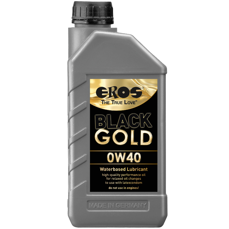 EROS - BLACK GOLD 0W40 SCHMIERMITTEL AUF WASSERBASIS 1000 ML wasserbasiertes Gleitgel diskret online kaufen
